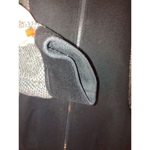 George David Fashions VINTAGE Women's Size Medium Black/Brown Tweed Zip Jacket - Picture 9 of 12